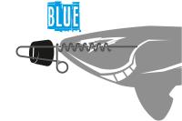 Быстросъёмное грузило X Sinker's BLUE 10gr (3шт)