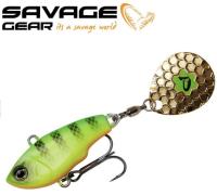 Тейл-спиннер Savage Gear Fat Tail Spin 5.5cm 9gr Firetiger