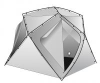 Внутренний тент легкий зимний Лотос Куб 4