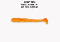 Силиконовая приманка Crazy Fish Vibro Worm 3.4" 13-85-15d-6