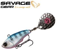 Тейл-спиннер Savage Gear Fat Tail Spin 6.5cm 16gr Blue Silver Pink