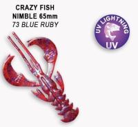 Силиконовая приманка Crazy Fish Nimble 2.5" 44-65-73-6