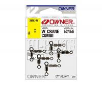 Вертлюг комбинированный Owner W Crane Combi Sviwel №04x06 26.6кг/5шт