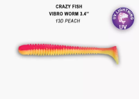 Силиконовая приманка Crazy Fish Vibro Worm 3.4" 13-85-13d-6