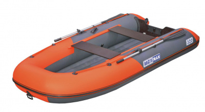 Надувная лодка Boatsman BT340A (графитово-оранжевый)