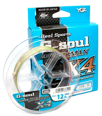 Шнур YGK Super JigMan X4 200м PE#0.8 lb14