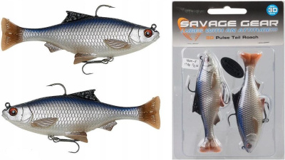 Силиконовая приманка Savage Gear 3D Roach Tail Pulse 13cm 38.5gr Roach/ 2 штуки