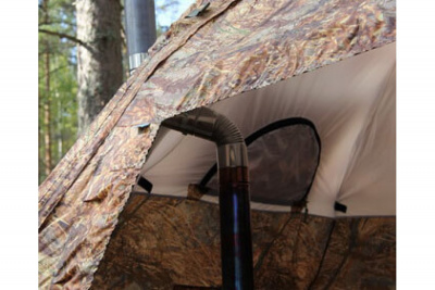 Поворотное колено Берег для дымохода 45° д80