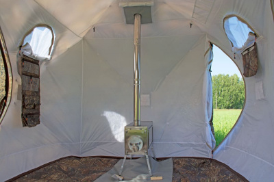 Универсальная палатка Берег Кубоид 3.60 Двухслойный (360х180/190 см)