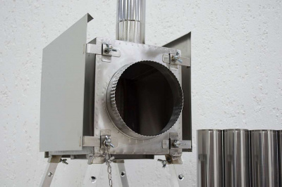 Печь Берег для палатки "Экономка" Мини (съёмные экраны   - труба 65мм)