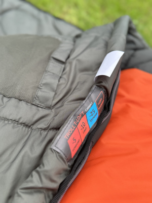 Спальный мешок кокон Tramp Troll T-Loft Compact (левый) 200*90*85 см (-25°C)