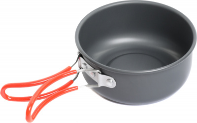 Набор посуды туристической Tramp на 1-2 персоны из анодированного алюминия TRC-075