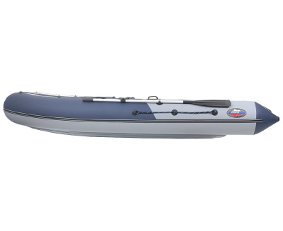Лодка Grouper GR 350 НДНД (серо - синий) модель 2026 г