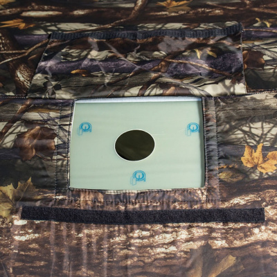 Всесезонная палатка Медведь Куб 4 Зима-Лето (2.3*2.3/2.0m) утеплённая (3-сл) + Пол