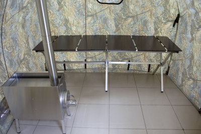 Походная баня-палатка Берег ПБ-1 2х2 м ( нового образца ) (200х200/190 см)