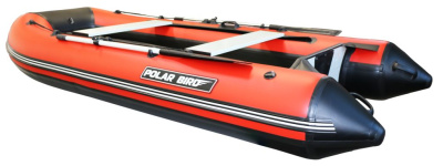 Лодка Polar Bird 340М (Лайт) Стеклокомпозит (Чёрно-серый)