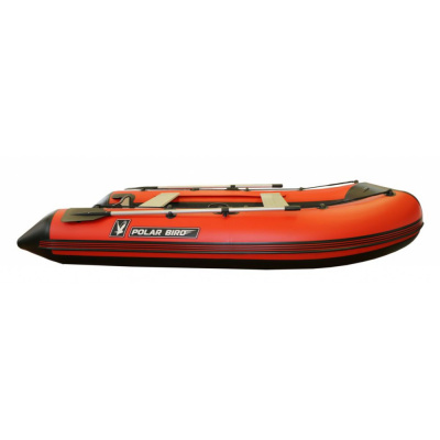 Лодка Polar Bird 385М New Merlin Стеклокомпозит (черно-красный)