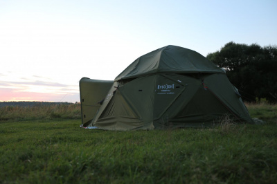 Всесезонная Универсальная палатка Лотос КубоЗонт 6-У Классик (520х450/225 см)