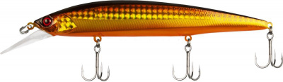 Воблер Jackall Rerange 130MR double clutch gold & black