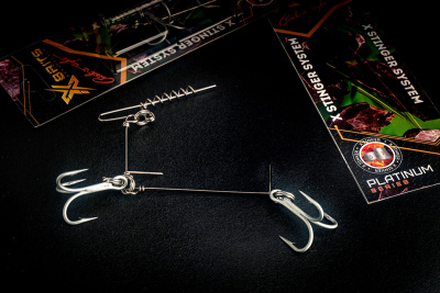 Оснастка Xbaits X Stinger Platinum 110 mm крючок 2/0