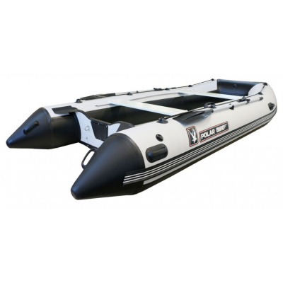 Лодка Polar Bird 340М New Merlin Стеклокомпозит (черно-белый)