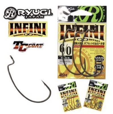Крючок офсетный Ryugi Infini #3/0 (6шт)