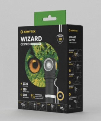 Фонарь Armytek Wizard C2 Pro Magnet USB
