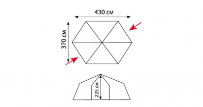 Палатка-Шатер Sol Mosquito Green