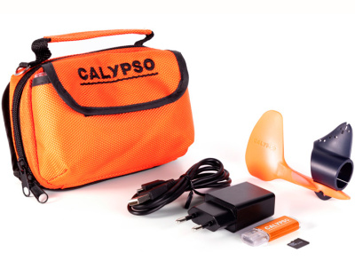 Подводная видео-камера CALYPSO UVS-03 PLUS с функцией записи + Донный груз-стабилизатор для камер CALYPSO