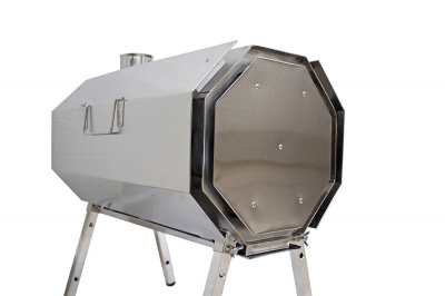 Печь Берег для палатки  "Вектор" New (труба - 80мм)