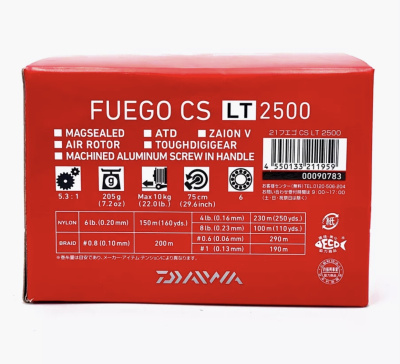 Катушка Daiwa Fuego 21 CS LT 2500