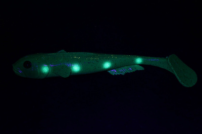 Силиконовая приманка Savage Gear LB 3D Goby Shad 20cm 60gr Motor Oil Goby UV/ 2 штуки