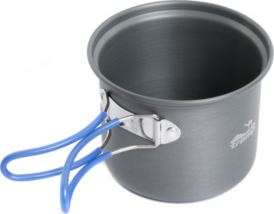 Котелок туристический Tramp с крышкой-сковородой из анодированного алюминия 1 л TRC-039