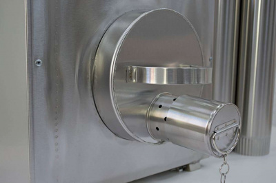 Печь Берег для палатки  "Экономка" Большая New (стационарные экраны - труба 80мм)