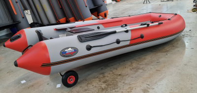 Лодка Grouper GR 350 НДНД (черно - красный) модель 2026 г