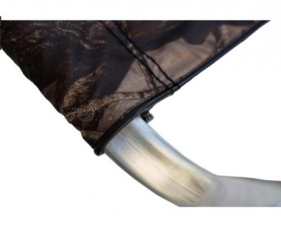 Стул складной алюминиевый со спинкой Ф25мм Медведь (30*26*70 см)