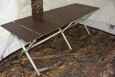 Стол-полок складной для походной бани от производителя ПФ Берег 188x62x67cm (нового образца)