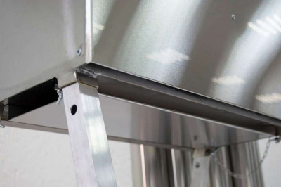 Печь Берег для палатки "Экономка" Малая New (стационарные экраны - труба 65мм)