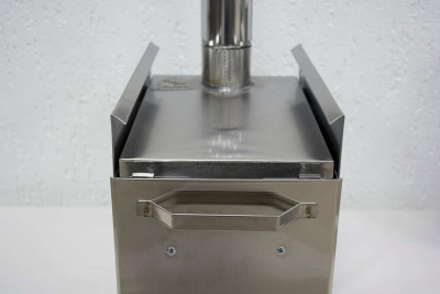 Печь Берег для палатки  "Экономка" Мини (без экранов - труба 65мм)