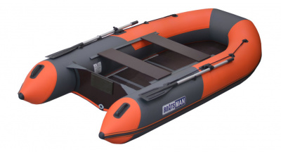 Надувная лодка Boatsman BT330K (графитово-оранжевый) модель 2026 г