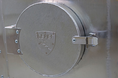 Печь Берег для палатки  "Армейская" New (труба - 100мм)