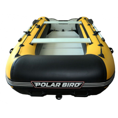 Лодка Polar Bird 360М Merlin (чёрно-желтый) стеклокомпозит