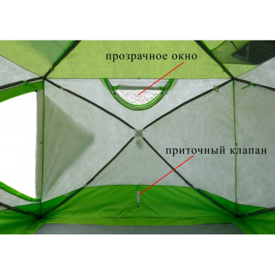 Зимняя палатка Лотос Куб 4 Компакт Термо (260х210/190 см)