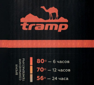 Термос Tramp Soft Touch 0,75 л серый