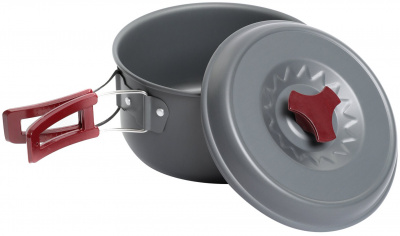 Набор посуды туристической Tramp на 2-3 персоны из анодированного алюминия TRC-024