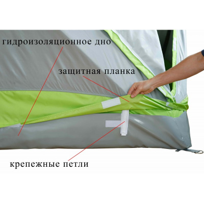 Зимняя палатка Лотос Куб 4 Компакт Термо (260х210/190 см)