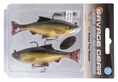 Силиконовая приманка Savage Gear 3D Roach Tail Pulse 13cm 38.5gr Rudd/ 2 штуки