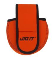 Чехол Jig It неопреновый для зимней катушки, оранжевый