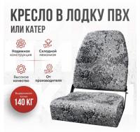 Кресло в лодку пвх, катер складное непромокаемое Кокпит Pro (NovgPix)