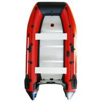 Лодка Polar Bird 360М New Merlin Стеклокомпозит (черно-красный) модель 2025 г + рым/ролик